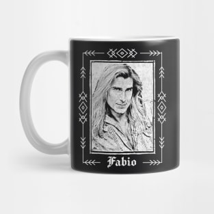 Fabio // 80s Style Punksthetic Design Mug